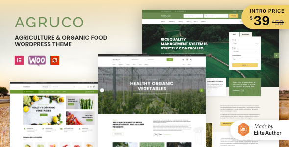 Agruco - Agriculture amp Organic Food WordPress Theme TFx