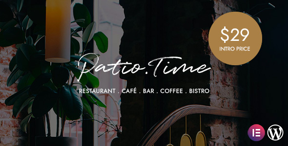 PatioTime - Restaurant WordPress Theme TFx