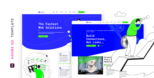 Sitech  SaaS Company Template for XD TFx