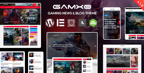 Gamxo - WordPress Gaming News amp Blog Theme TFx