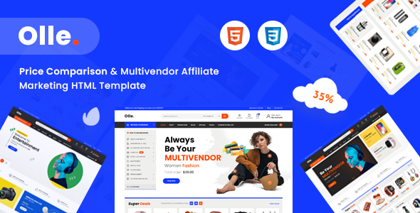 Olle - Multivendor eCommerce HTML5 Template TFx