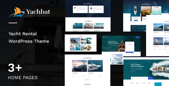 Yachbat - Yacht amp Boat Rental WordPress Theme TFx