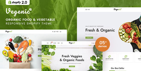 Vegenic - Organic Food Responsive Shopify Theme TFx