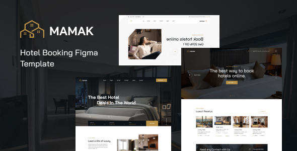 Mamak - Hotel Booking Figma Template TFx