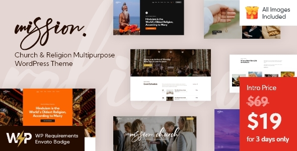 Mission - Church amp Religion Multipurpose WordPress Theme TFx