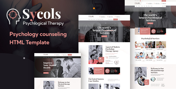 Sycols – Psychology Counseling HTML Template TFx