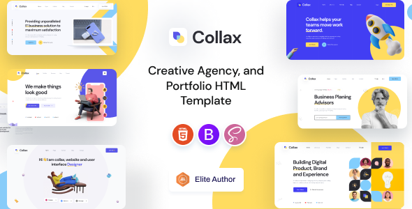 Collax - Creative Agency HTML5 Template TFx