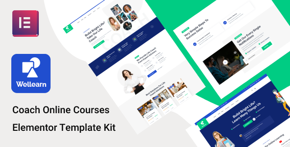 Wellern - Coach Online Courses Elementor Template Kit TFx