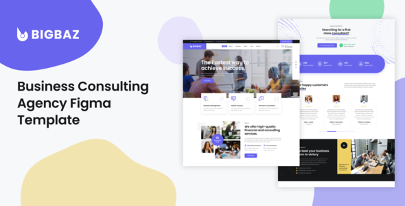 BigBaz - Business Consulting Agency Figma Template TFx