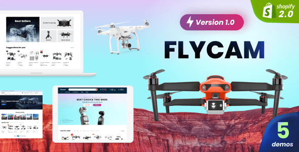 Flycam - Minimal Responsive Shopify Theme for Drone Camera amp Accessories TFx