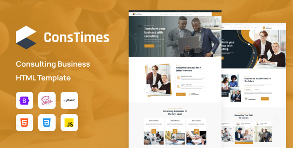 ConsTimes - Consulting Business HTML5 Template TFx