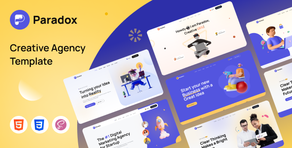 Paradox - Creative Agency HTML5 Template TFx