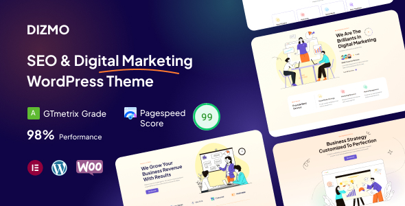 Dizmo - SEO amp Digital Marketing Theme TFx