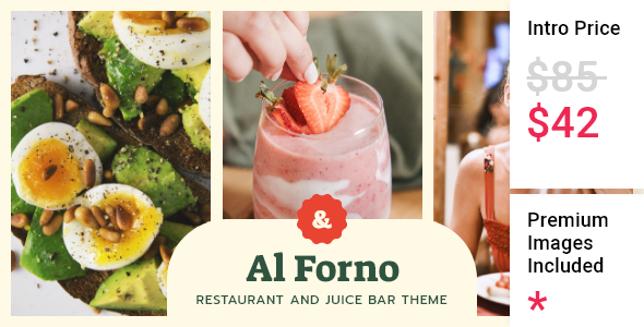 Al Forno - Restaurant and Juice Bar Theme TFx