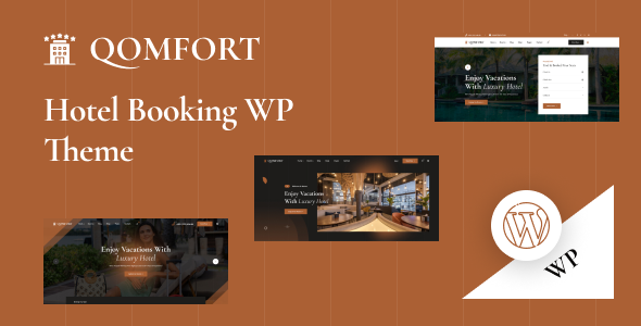 Qomfort - Hotel Booking WordPress Theme TFx