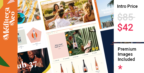 Mediteraneo - Restaurant Bar amp Drink Brand Theme TFx