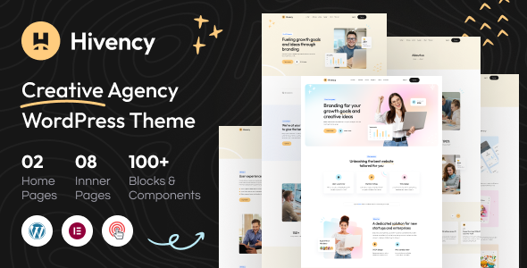 Hivency - Creative Digital Agency WordPress Theme TFx