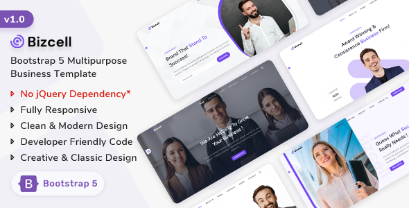 Bizcell - Bootstrap 5 Business Template TFx