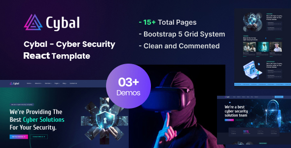 Cybal - Cyber Security Next js Template TFx