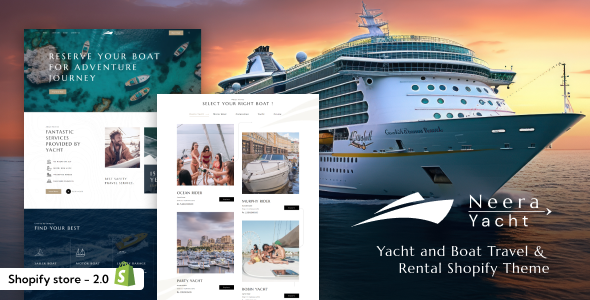 Neera – Yacht and Boat Rental Shopify Theme TFx