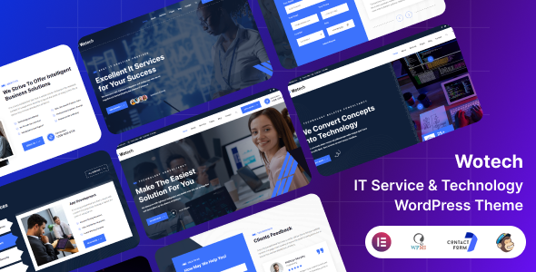 Wotech – IT Service WordPress Theme TFx